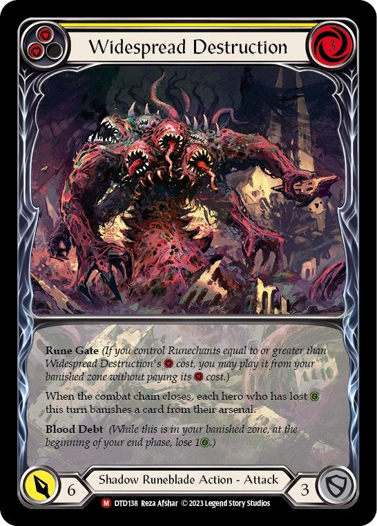 Image for Widespread Destruction (Extended Art) (DTD138) (Dusk till Dawn) - Flesh and Blood TCG