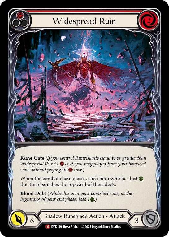 Image for Widespread Ruin (DTD139) (Dusk till Dawn) - Flesh and Blood TCG