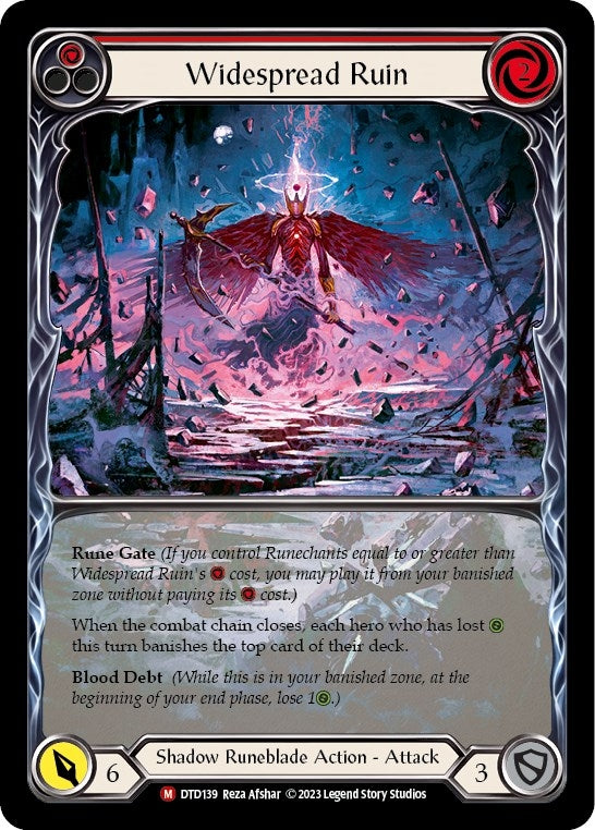 Image for Widespread Ruin (Extended Art) (DTD139) (Dusk till Dawn) - Flesh and Blood TCG