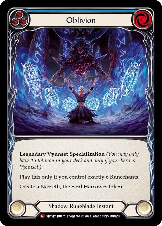 Image for Oblivion (DTD142) (Dusk till Dawn) - Flesh and Blood TCG