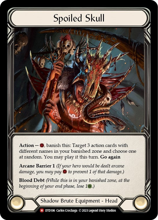 Image for Spoiled Skull (DTD106) (Dusk till Dawn) - Flesh and Blood TCG