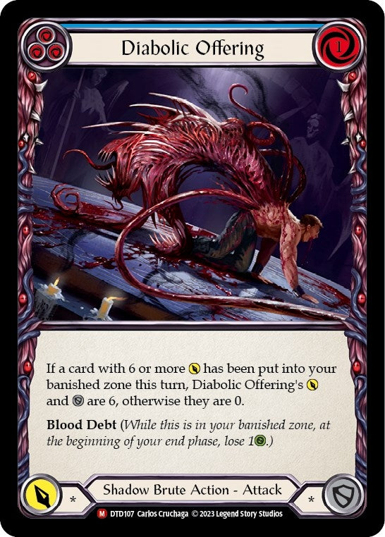Image for Diabolic Offering (DTD107) (Dusk till Dawn) - Flesh and Blood TCG