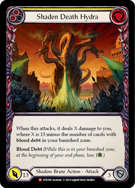Image for Shaden Death Hydra (DTD108) (Dusk till Dawn) - Flesh and Blood TCG