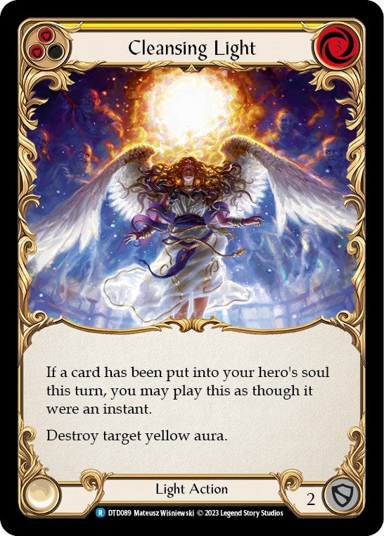Image for Cleansing Light (Yellow) (DTD089) (Dusk till Dawn) - Flesh and Blood TCG