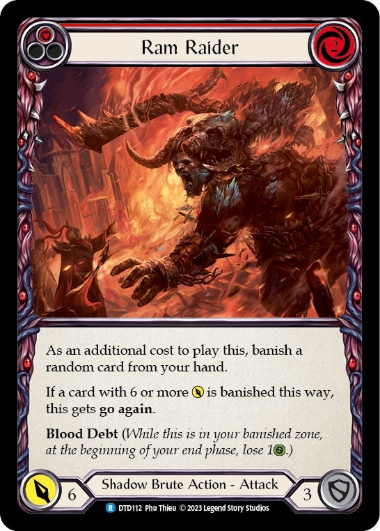 Image for Ram Raider (Red) (DTD112) (Dusk till Dawn) - Flesh and Blood TCG
