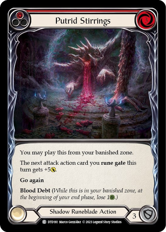 Image for Putrid Stirrings (Red) (DTD161) (Dusk till Dawn) - Flesh and Blood TCG