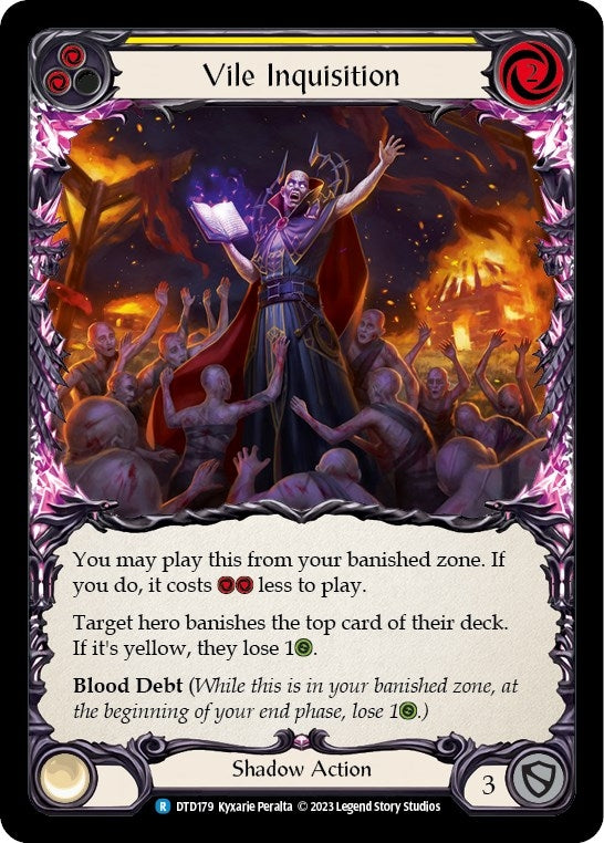Vile Inquisition (Yellow) (DTD179) (Dusk till Dawn)