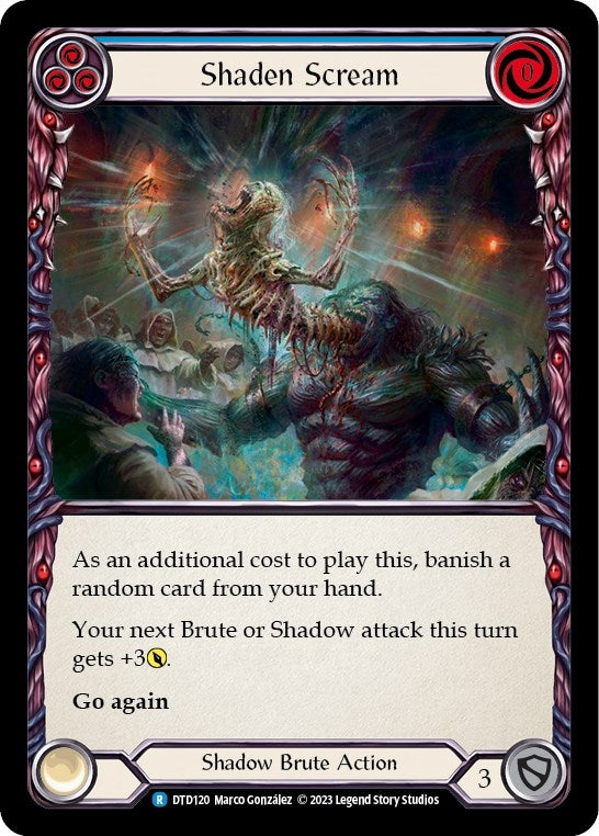 Image for Shaden Scream (Blue) (DTD120) (Dusk till Dawn) - Flesh and Blood TCG
