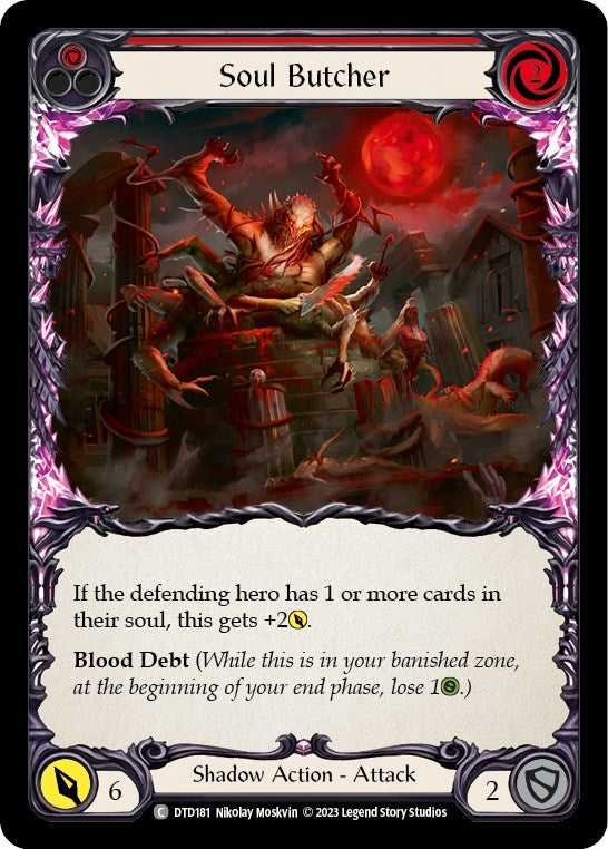 Image for Soul Butcher (Red) (DTD181) (Dusk till Dawn) - Flesh and Blood TCG
