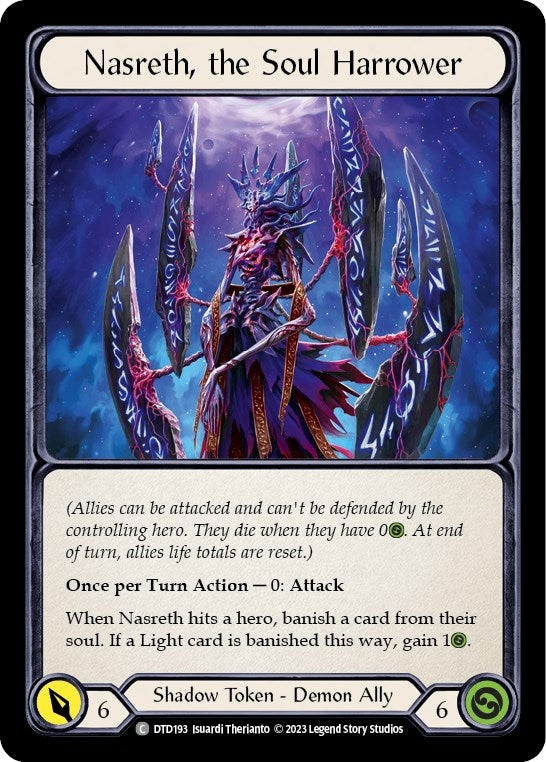 Image for Nasreth, the Soul Harrower (DTD193) (Dusk till Dawn) - Flesh and Blood TCG