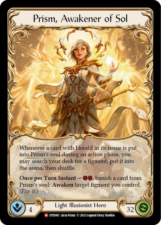 Image for Prism, Awakener of Sol (DTD001) (Dusk till Dawn) - Flesh and Blood TCG