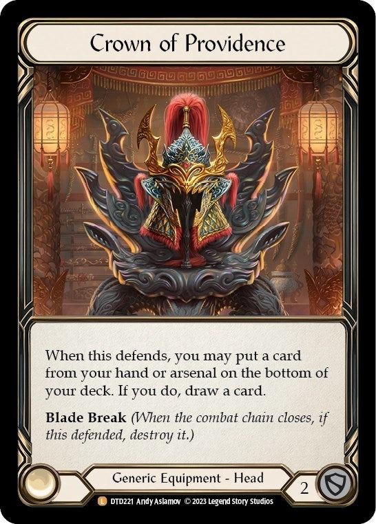 Image for Crown of Providence (DTD221) (Dusk till Dawn) - Flesh and Blood TCG
