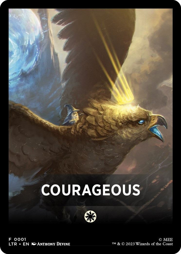 Image for Courageous Theme Card (1) (LTR) - Magic: The Gathering