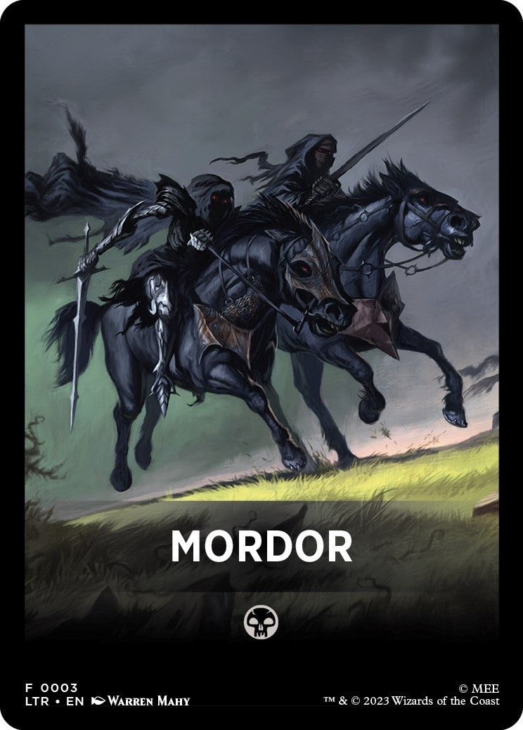 Image for Mordor Theme Card (3) (LTR) - Magic: The Gathering