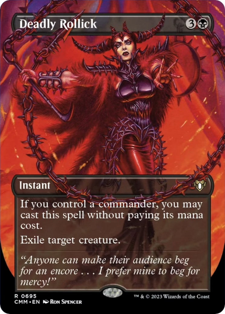 Deadly Rollick (Borderless) (695) (Commander Masters) (CMM)