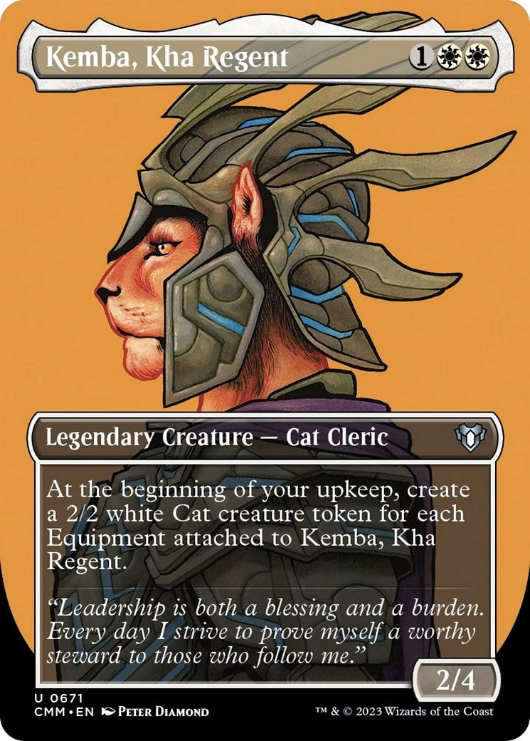 Image for Kemba, Kha Regent (Borderless) (671) (Commander Masters) (CMM) - Magic: The Gathering