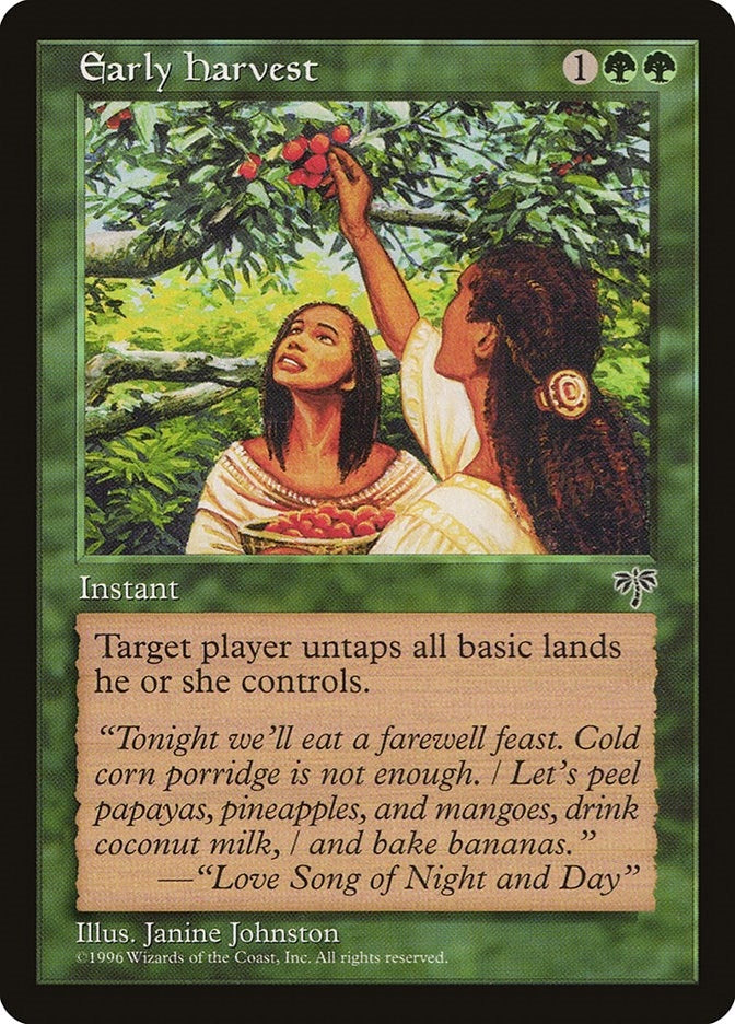 Image for Early Harvest (Mirage) - Magic: The Gathering