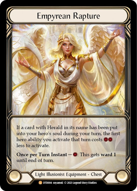 Image for Empyrean Rapture (Extended Art) (DTD004) (Dusk till Dawn) - Flesh and Blood TCG