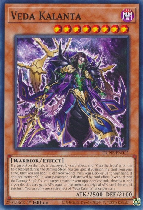 Image for Veda Kalanta (DUNE-EN012) (Duelist Nexus) - YuGiOh