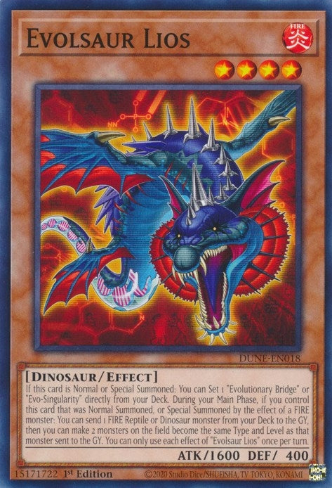 Image for Evolsaur Lios (DUNE-EN018) (Duelist Nexus) - YuGiOh
