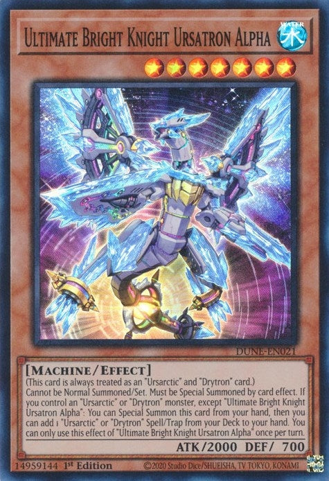 Image for Ultimate Bright Knight Ursatron Alpha (DUNE-EN021) (Duelist Nexus) - YuGiOh