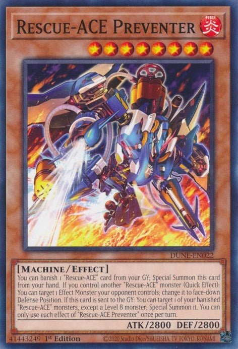 Image for Rescue-ACE Preventer (DUNE-EN022) (Duelist Nexus) - YuGiOh