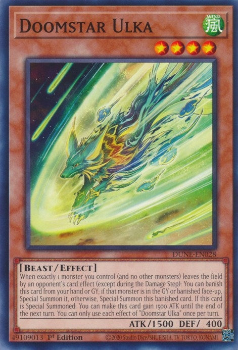 Image for Doomstar Ulka (DUNE-EN028) (Duelist Nexus) - YuGiOh