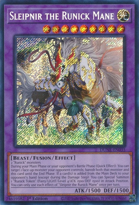 Image for Sleipnir the Runick Mane (DUNE-EN035) (Duelist Nexus) - YuGiOh