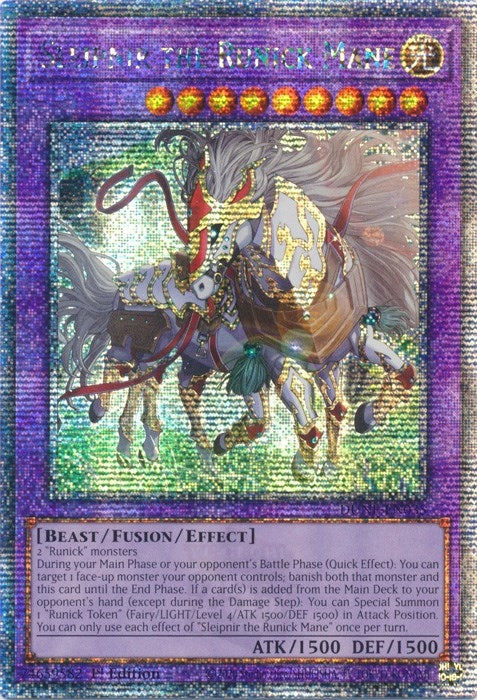 Image for Sleipnir the Runick Mane (Quarter Century Secret Rare) (DUNE-EN035) (Duelist Nexus) - YuGiOh