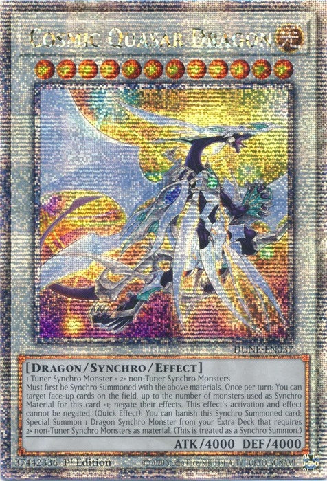 Image for Cosmic Quasar Dragon (Quarter Century Secret Rare) (DUNE-EN037) (Duelist Nexus) - YuGiOh