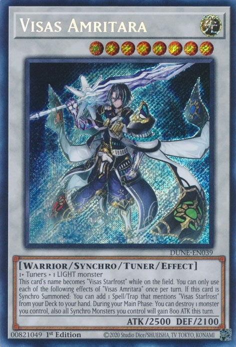Image for Visas Amritara (DUNE-EN039) (Duelist Nexus) - YuGiOh
