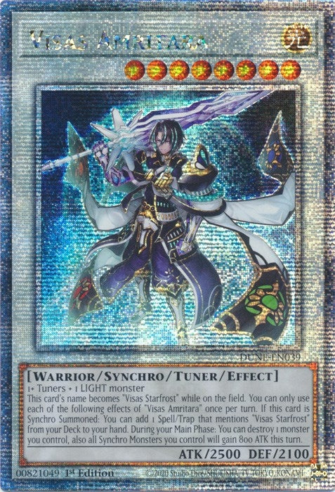 Image for Visas Amritara (Quarter Century Secret Rare) (DUNE-EN039) (Duelist Nexus) - YuGiOh