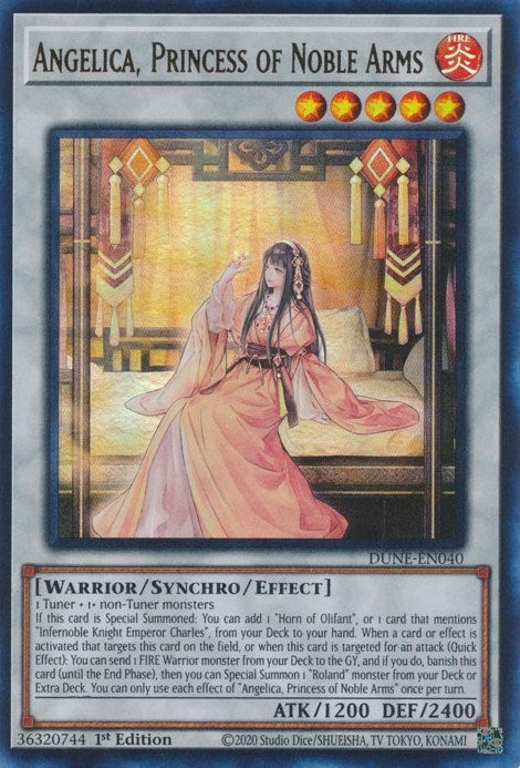 Image for Angelica, Princess of Noble Arms (DUNE-EN040) (Duelist Nexus) - YuGiOh