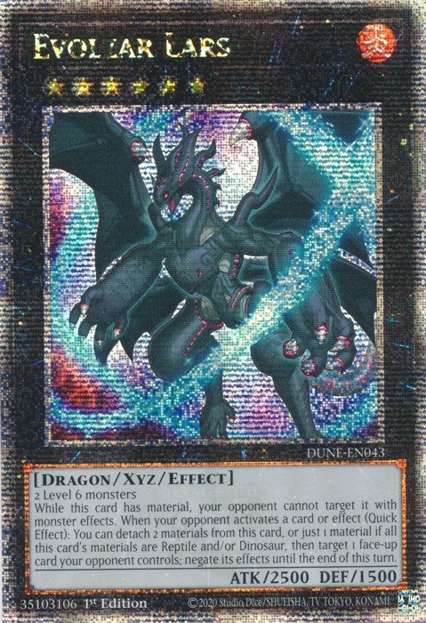 Image for Evolzar Lars (Quarter Century Secret Rare) (DUNE-EN043) (Duelist Nexus) - YuGiOh