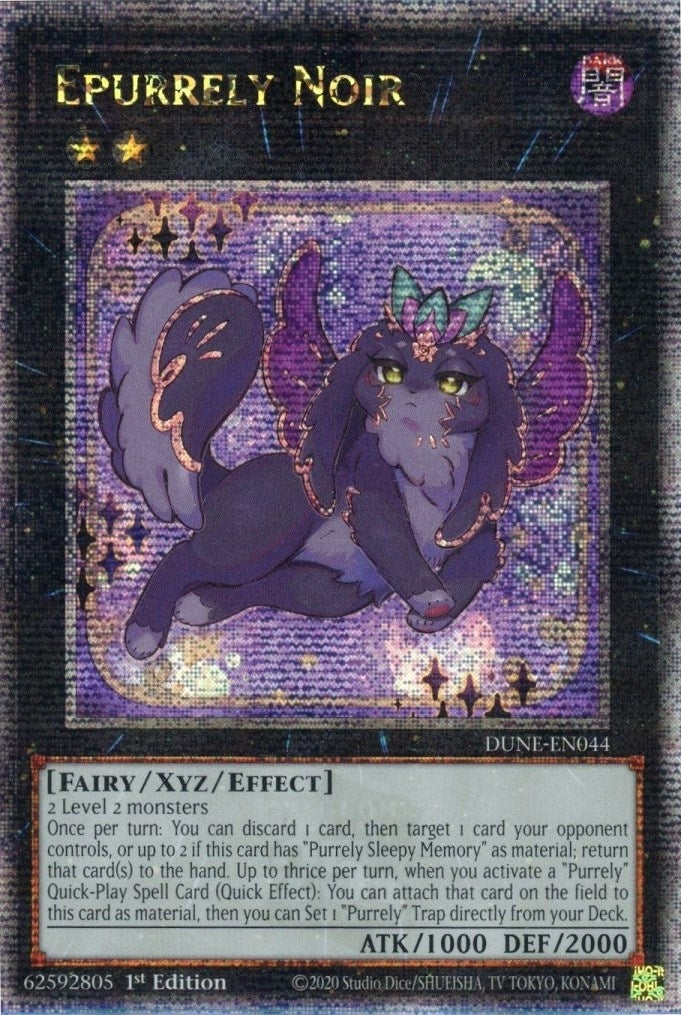 Image for Epurrely Noir (Quarter Century Secret Rare) (DUNE-EN044) (Duelist Nexus) - YuGiOh