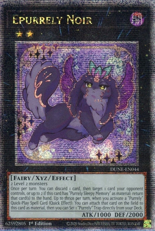 Image for Epurrely Noir (Quarter Century Secret Rare) (DUNE-EN044) (Duelist Nexus) - YuGiOh