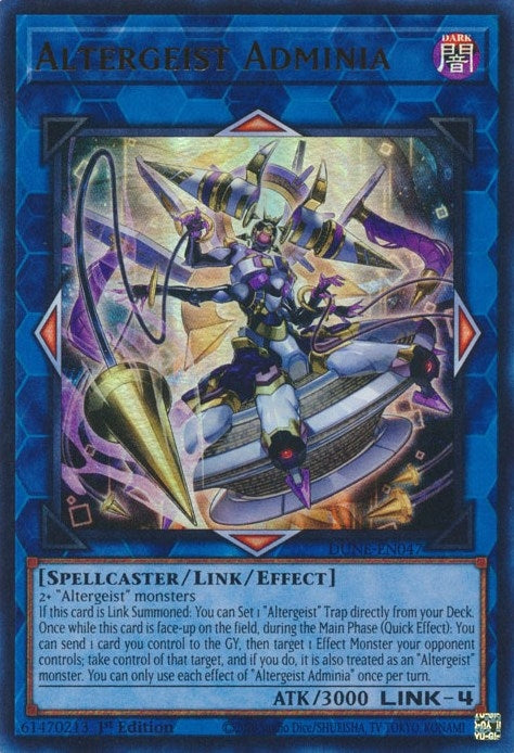 Image for Altergeist Adminia (DUNE-EN047) (Duelist Nexus) - YuGiOh