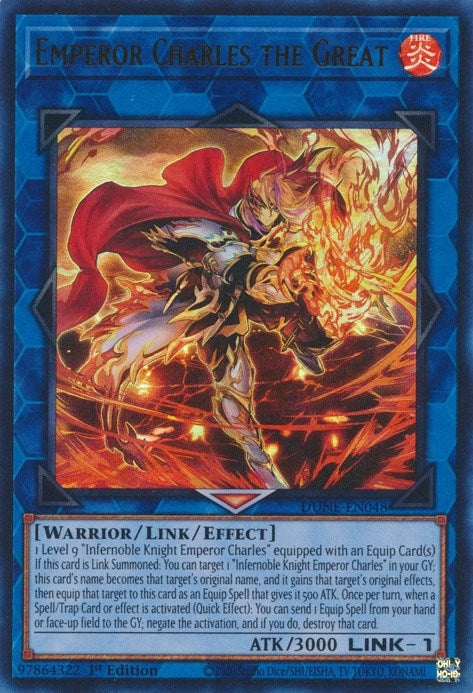 Image for Emperor Charles the Great (DUNE-EN048) (Duelist Nexus) - YuGiOh