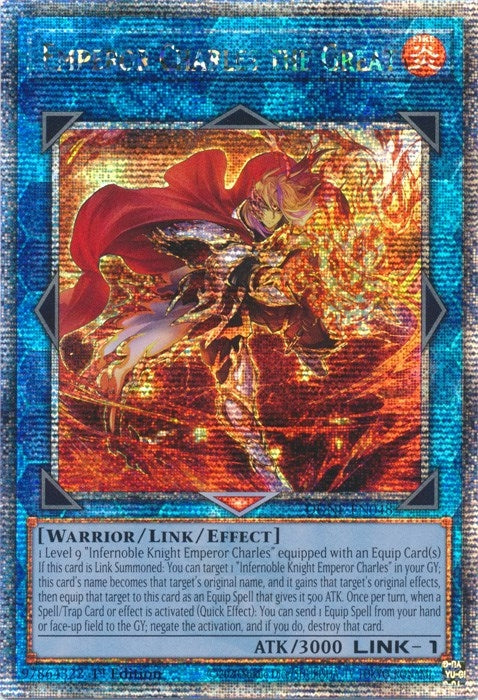 Image for Emperor Charles the Great (Quarter Century Secret Rare) (DUNE-EN048) (Duelist Nexus) - YuGiOh