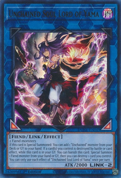Image for Unchained Soul Lord of Yama (DUNE-EN049) (Duelist Nexus) - YuGiOh