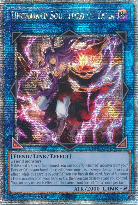 Image for Unchained Soul Lord of Yama (Quarter Century Secret Rare) (DUNE-EN049) (Duelist Nexus) - YuGiOh