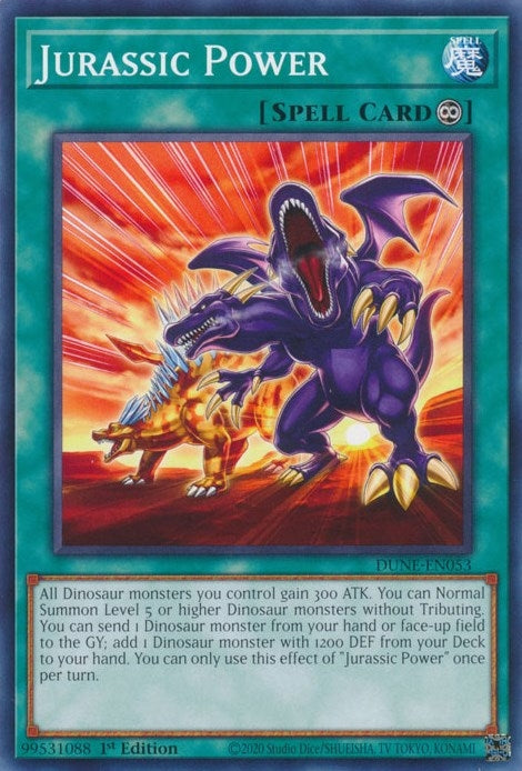 Image for Jurassic Power (DUNE-EN053) (Duelist Nexus) - YuGiOh