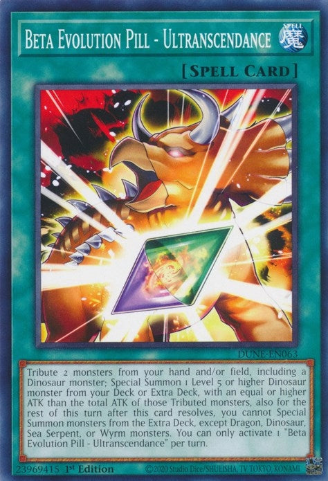 Image for Beta Evolution Pill - Ultranscendance (DUNE-EN063) (Duelist Nexus) - YuGiOh
