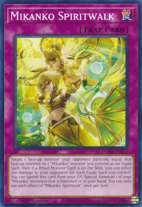 Image for Mikanko Spiritwalk (DUNE-EN076) (Duelist Nexus) - YuGiOh