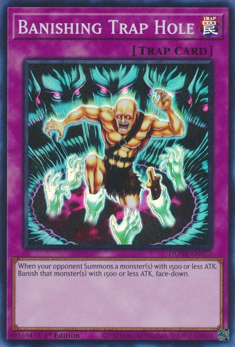 Image for Banishing Trap Hole (DUNE-EN077) (Duelist Nexus) - YuGiOh