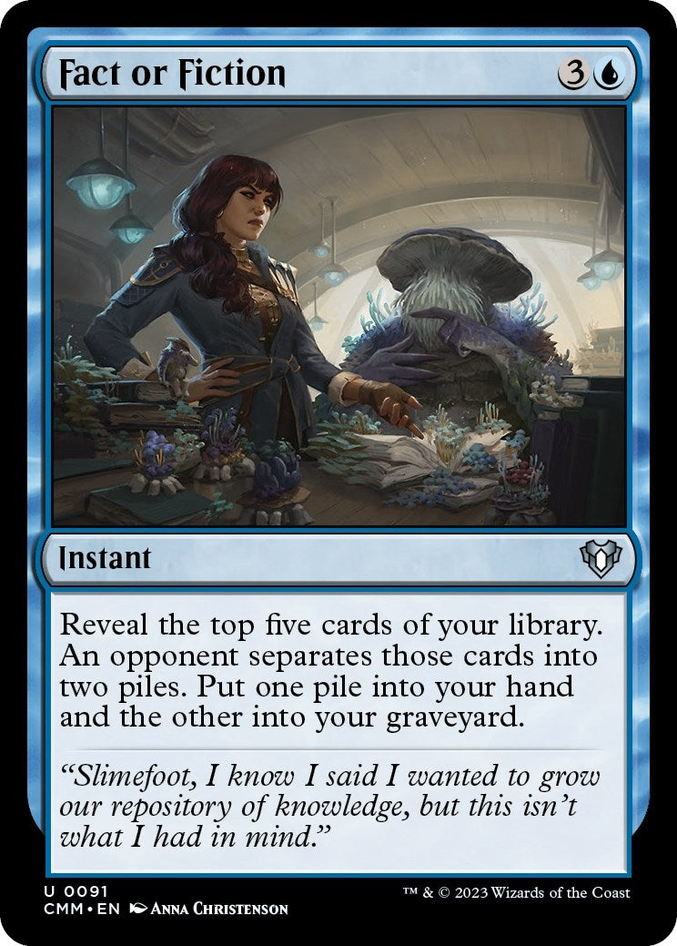 Image for Fact or Fiction (91) (Commander Masters) (CMM) - Magic: The Gathering