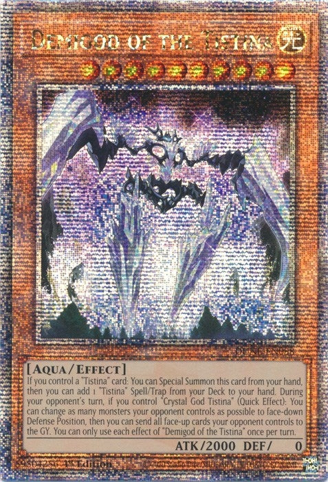 Demigod of the Tistina (Quarter Century Secret Rare) (DUNE-EN088) (Duelist Nexus)