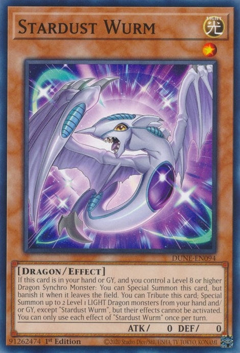 Image for Stardust Wurm (DUNE-EN094) (Duelist Nexus) - YuGiOh