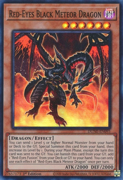 Image for Red-Eyes Black Meteor Dragon (DUNE-EN095) (Duelist Nexus) - YuGiOh
