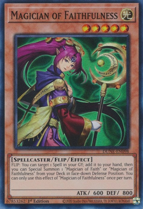 Image for Magician of Faithfulness (DUNE-EN098) (Duelist Nexus) - YuGiOh